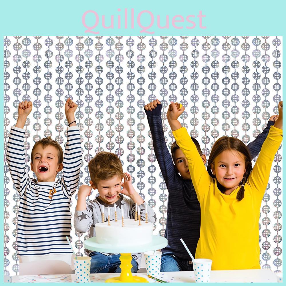 Серебряный Шарик Диско Дождь Занавес Для Потрясающего Декора Вечеринки По Случаю Дня Рождения И Свадебного Фона