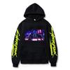 Худи с принтом Yberpunk Edge Walker с капюшоном, унисекс, уличная одежда, пуловер с капюшоном, Харадзюку