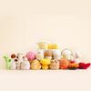 Cartoon Hotpot Food Plush Keychain Kawaii Bag Pendant Button Mushroom Crab Claw Hanging Ornament Food-Themed Toy Accessory Gift