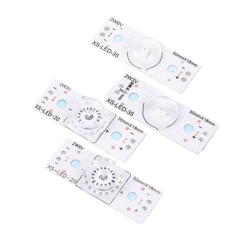 10 шт. 3 В 6 В 2 Вт лампы с оптическим фильтром Len для телевизора 24-108 дюймов универсальная светодиодная подсветка полосы телевизора ремонт простое обслуживание