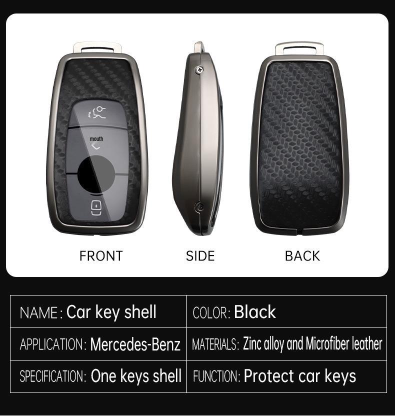 Compatible with Mercedes-Benz key covers: E300L, E260, C260L, GLB200, GLC300L, S-Class, GLE350.