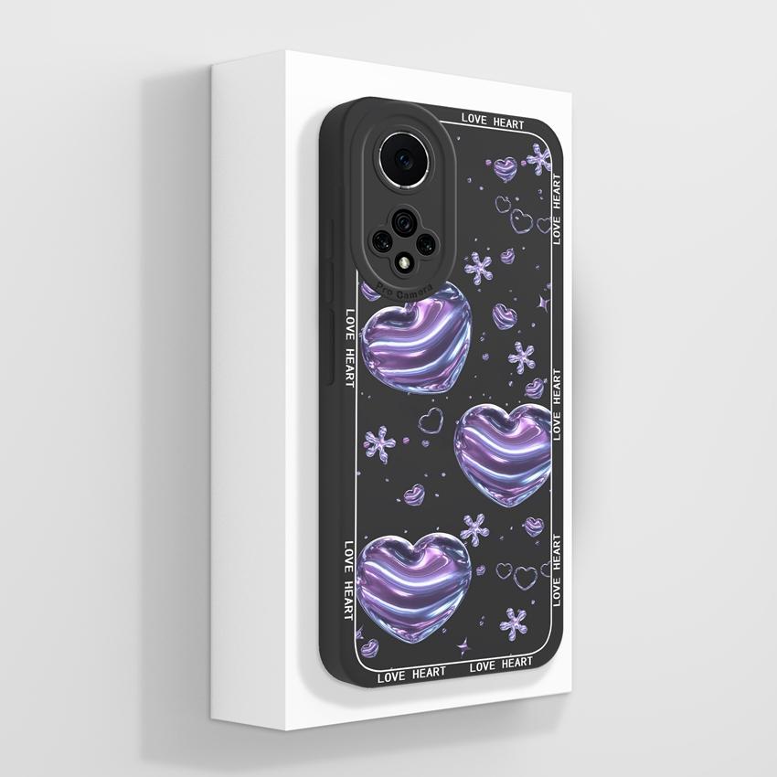 Для Huawei Nova 9 10 11 Pro Y60 Y72 Чехол для телефона Красивые акварельные цветочные узоры Жидкий силикон Защита от падений Премиальная защитная крышка Для Huawei Case