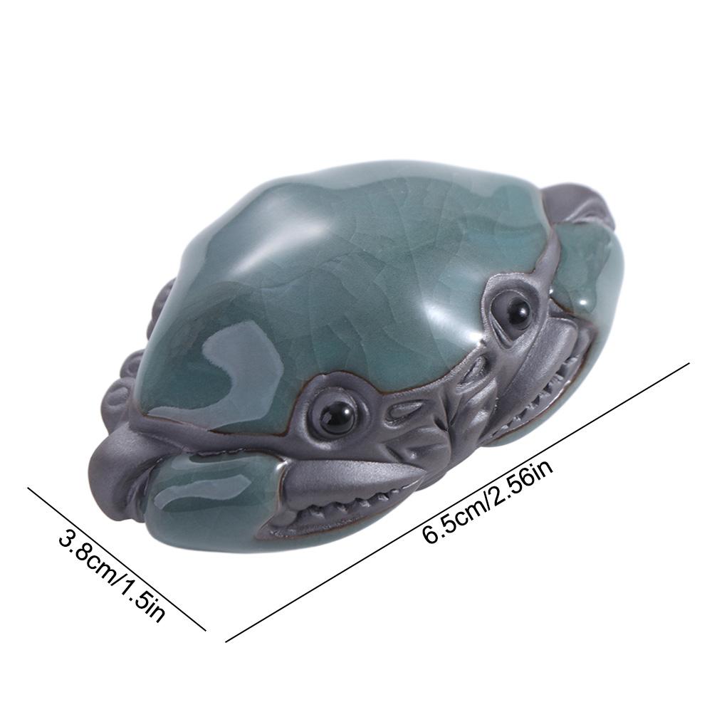 Handmade Cute Crab Tea Pet Creative Small Crab Statue High Quality Little Crab Tea Play Desktop