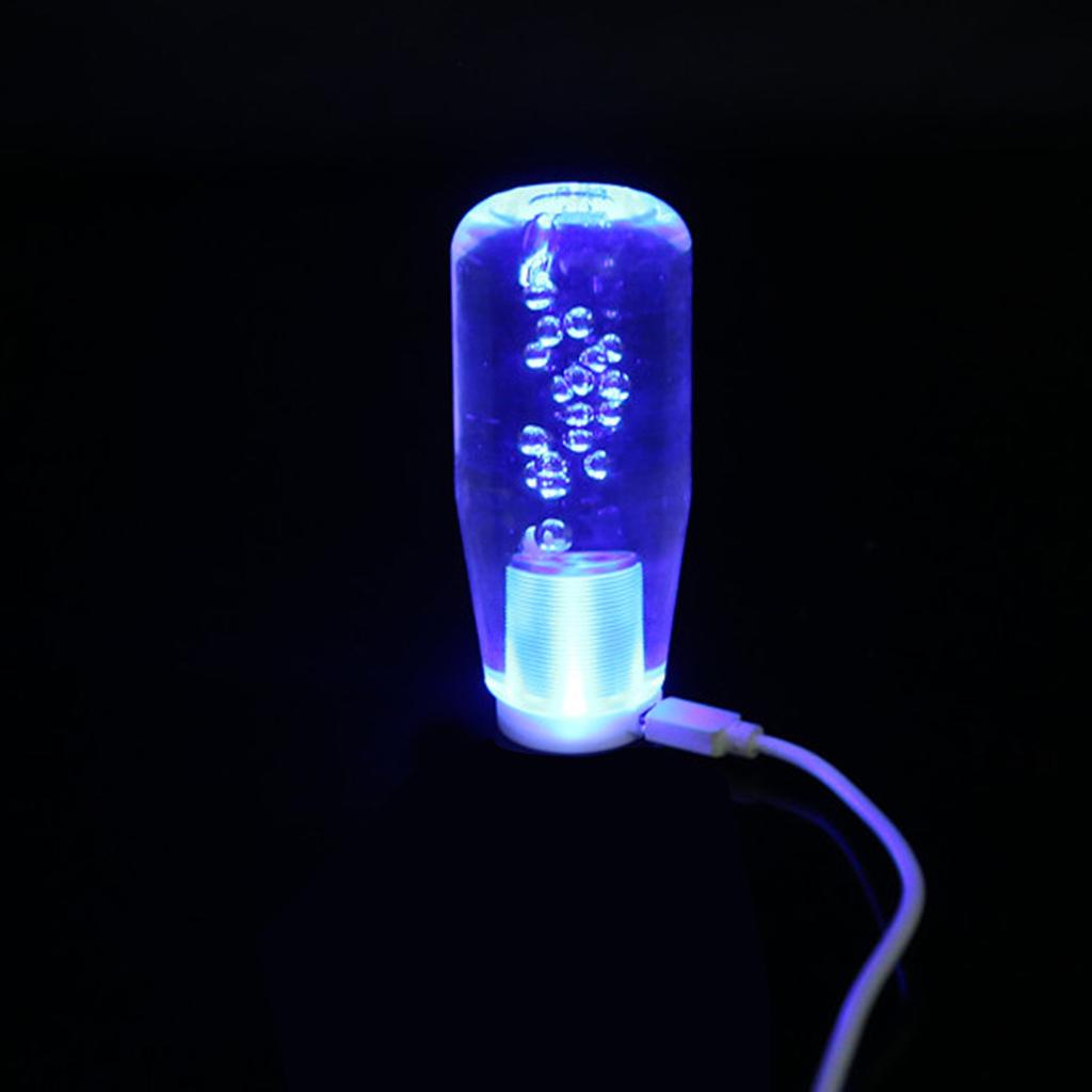 Car Gear Shift Knob Shifter Crystal Style Manual Shifting Head Universal LED Shift Lever 10cm 15cm 20cm 25cm