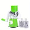 Vegetable Slicer Multifunctional Fruit Slicer TableTop Drum Grater  Manual Food Grater, Roller Vegetable Grater,  Potato Grater
