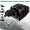Универсальный 12/24 В прикуриватель автомобильный разветвитель розетка зарядное устройство с водонепроницаемым основанием палатки для фургона грузовика лодки квадроцикла