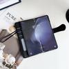 Leather Flip Purse Holder Phone Case For Samsung Galaxy Z Fold 7 6 5 4 3 Fold7 Fold6 Fold5 Wallet Card Cover Back Bag