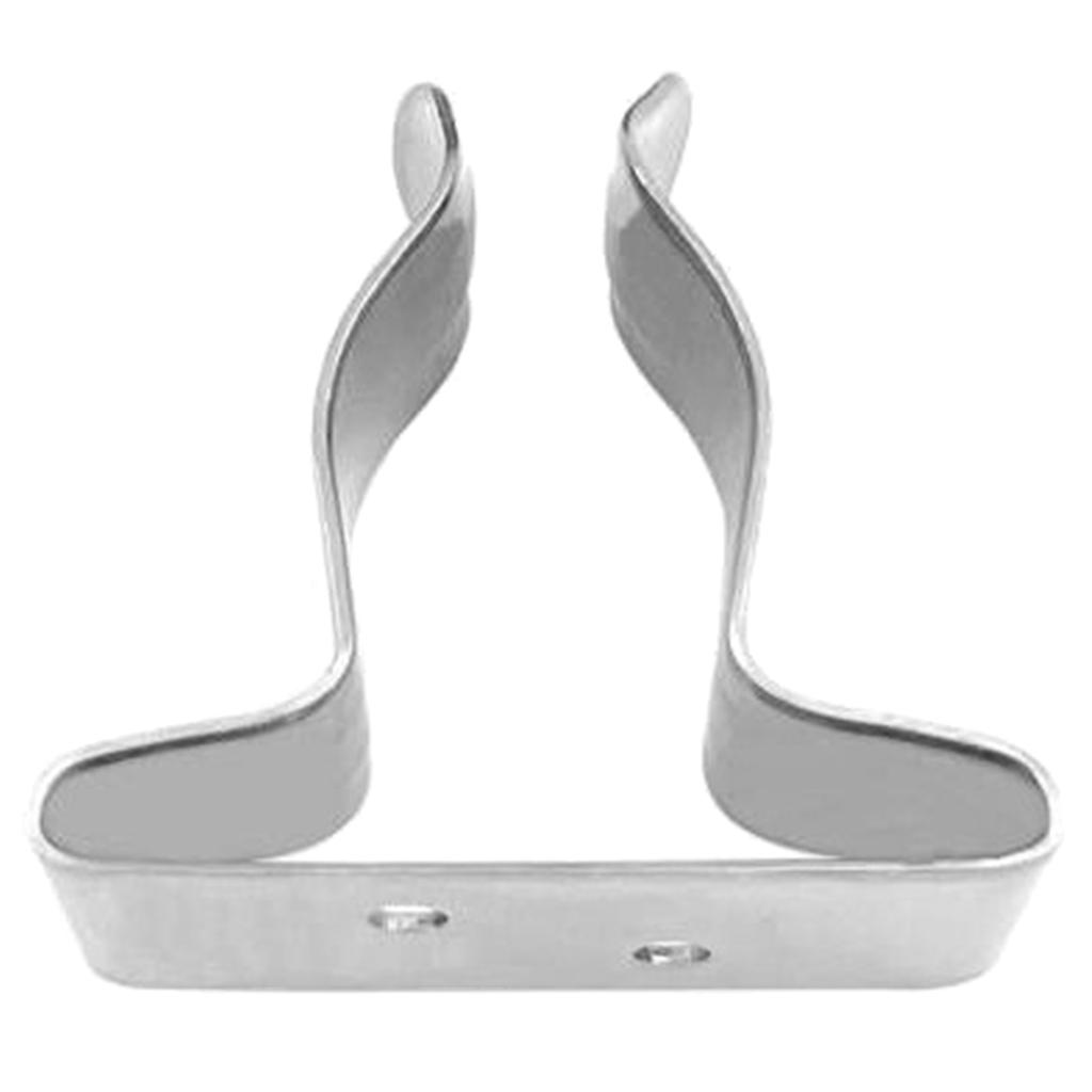 2 шт. Держатель для лодочного крюка Морской пружинный зажим Пружинный зажим из нержавеющей стали Держатели для лодочного весла для лодочного крюка Гаф Рыболовное удилище