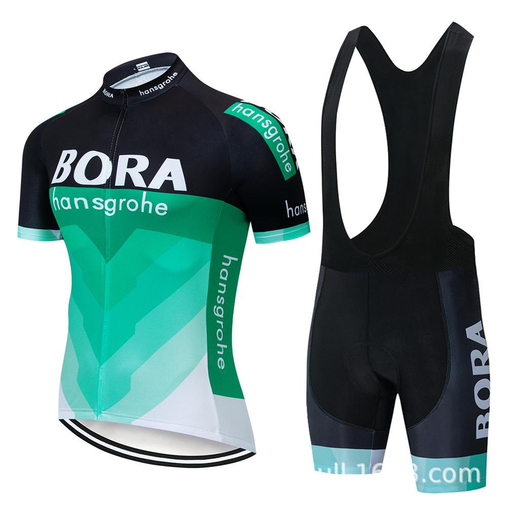 New BORA Short-sleeved Cycling Suit Summer Road Cycling Top Men's Overalls