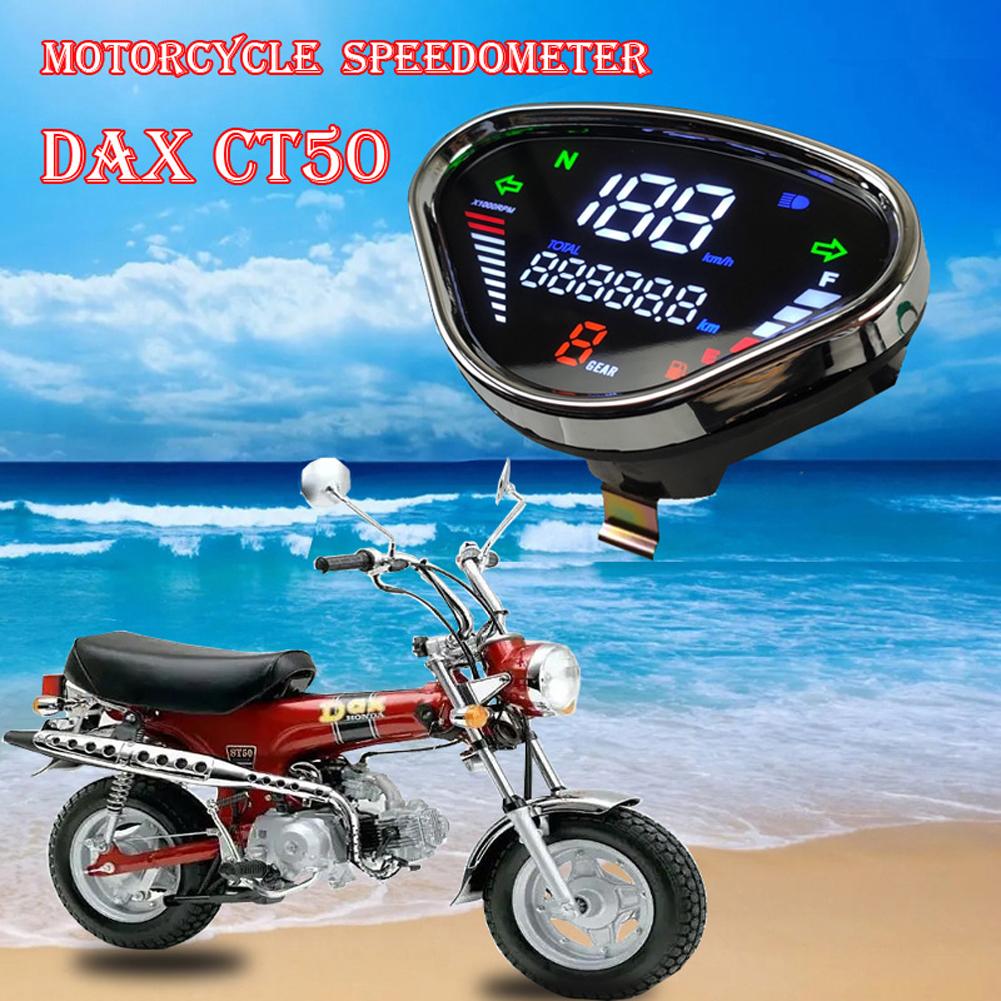 Motorcycle Meter 12V LED Instrument Assembly LCD Display Digital Speedometer Tachometer Waterproof for Honda DAX 70 CT50 CT70