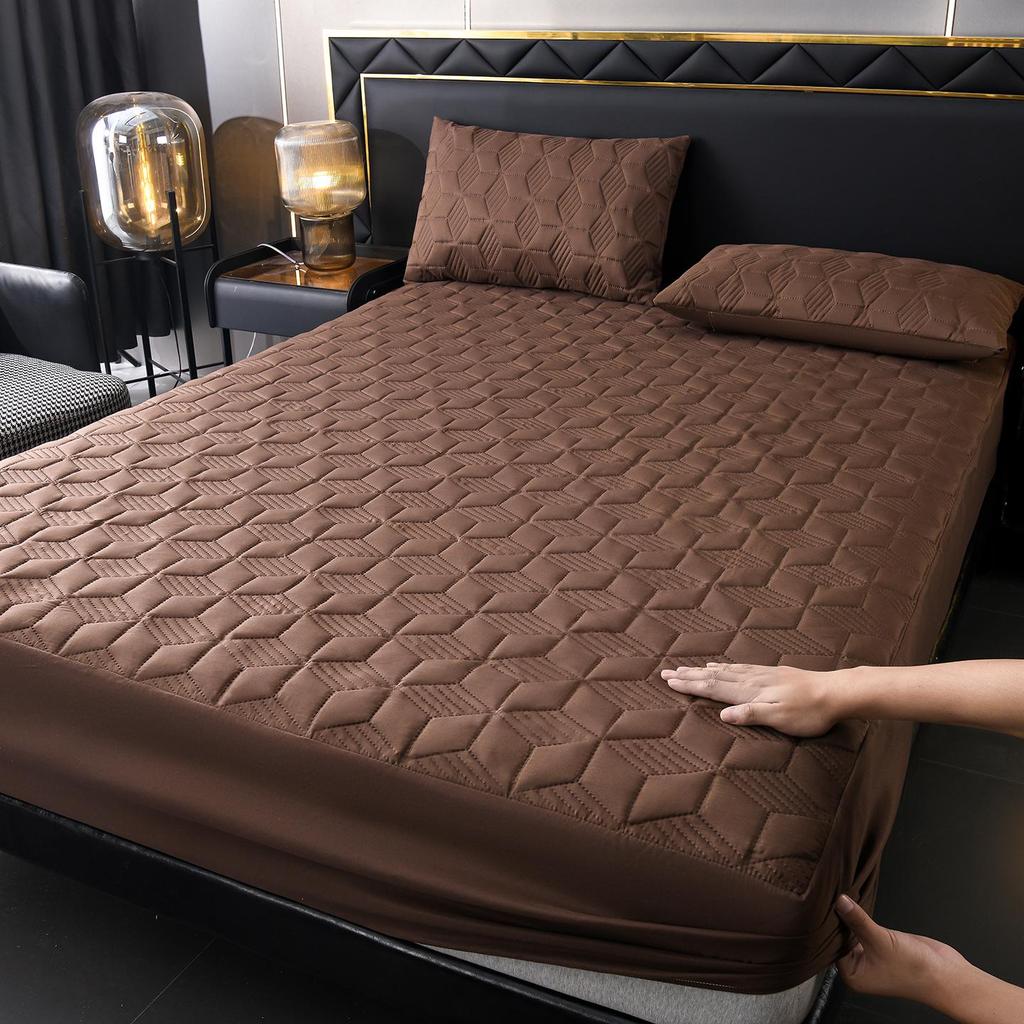 Стеганый водонепроницаемый натяжной простыня-защита для матраса