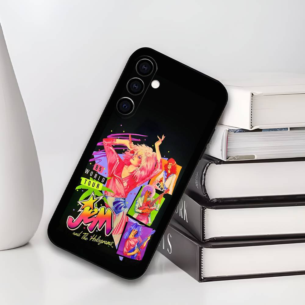 Musical fantasy J-Jem And The Holograms Phone Case Silicone Soft For Samsung Galaxy A73,A72,A71,A70,A53,A52,A51