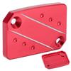 Front Brake Fluid Reservoir Cap Cover Fit for Suzuki GSX S125 GSX S150 GSX R125 GSX S150(Red )