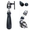 SOCOCO Manual Tool Pin Vise for Hand Drill, Drilling, 0.6-6mm Clamping Range, for Woodworking, Soft Metals, Acrylic Sheets, DIY, and Carbon Steel