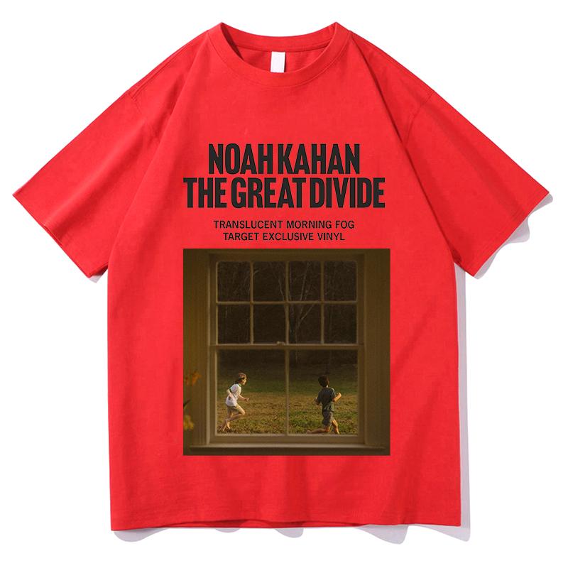 2026 Ноа Кахан Футболка The Great Divide Классическая Повседневная Уличная Мода Унисекс Чистый Хлопок Футболки для Фанатов Графический Короткий Рукав