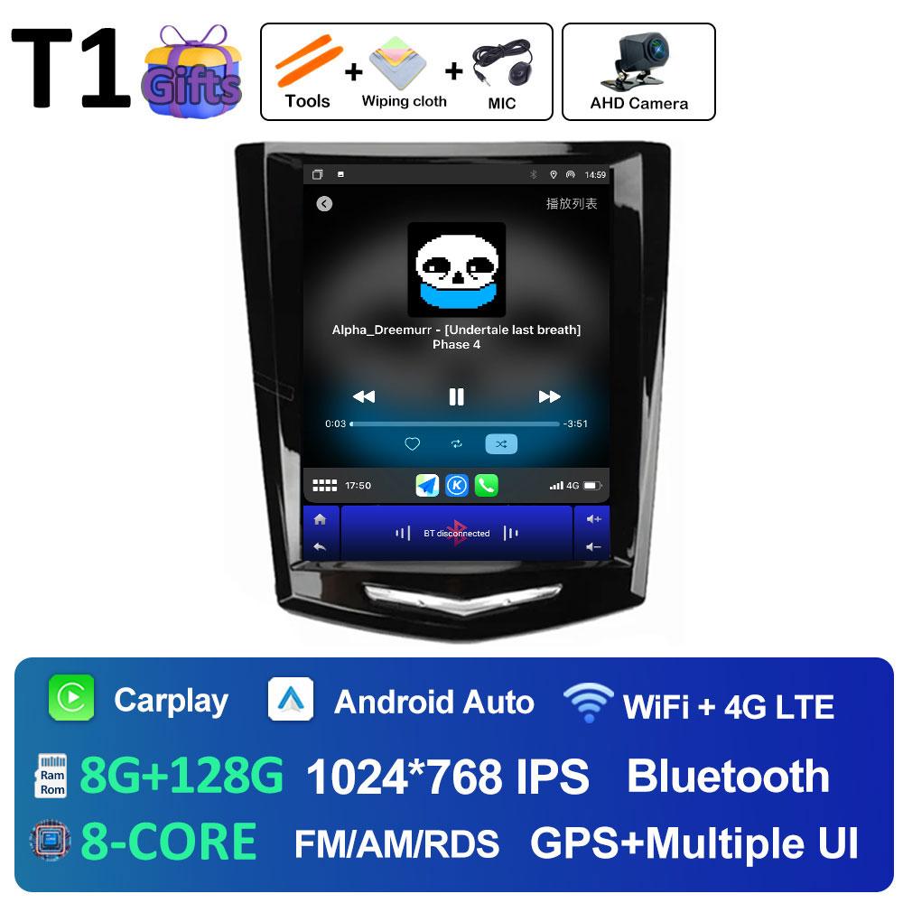 Для Cadillac ATS XTS CTS SRX 2013 2014 2015 2016 DSP Стерео Беспроводной Carplay Android Auto 2.5D Сенсорный экран Головное устройство Не 2 DIN