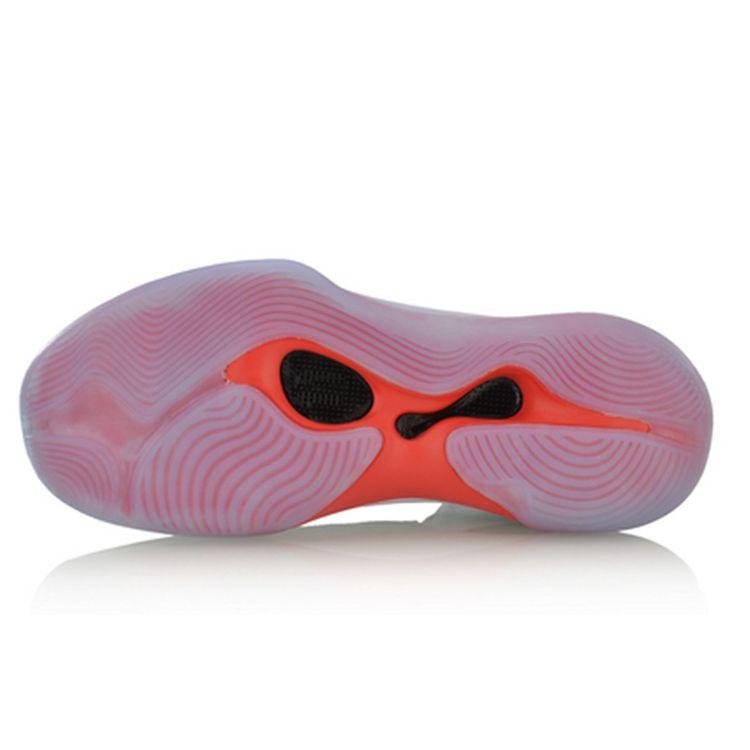 Баскетбольные кроссовки Li Ning Yu Shuai 11 с высоким верхом, мужские кроссовки персикового цвета ABAM023-5