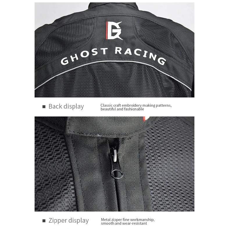 Men Motorcycle Armor Jacket Coat Summer Winter Warm Male Motorbike Riding Reflective Anti-collision Moto Protective Gear Jacket