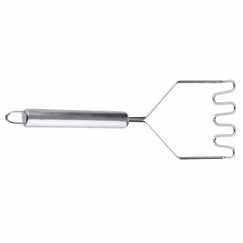 Multifunction Stainless Steel Potato Masher - Vegetable & Fruit Crusher Kitchen Tool