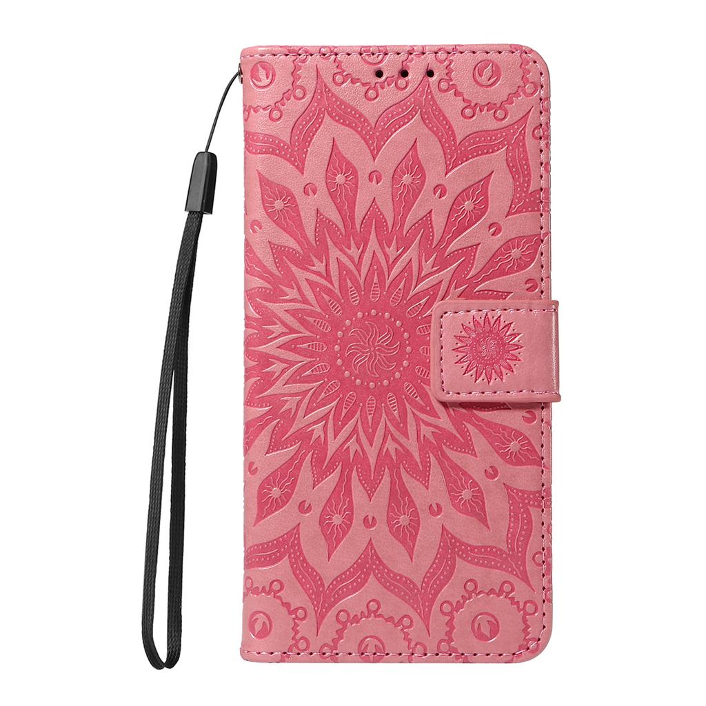 For Huawei Pura 80 Leather Wallet Case Sunflower Imprinted Phone Cover