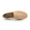 LUXSOLE Мужские джутовые эспадрильи Лоферы без шнуровки Коровья замша Кожа Повседневная обувь