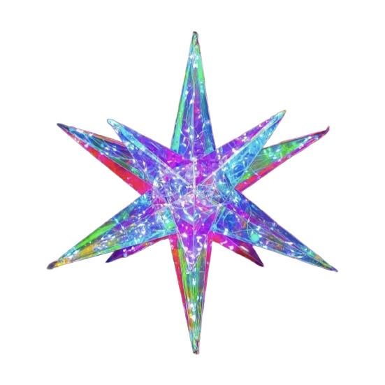 Светодиодные рождественские украшения, красочные светящиеся украшения для елки, USB-плагин, рождественские украшения для внутреннего и наружного освещения, праздничная атмосфера