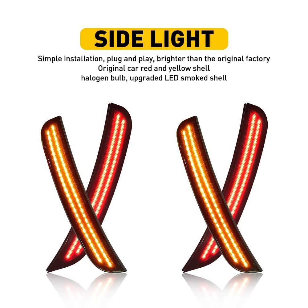 15-21 Chrysler 300 Smoked LED Side Markers 4PCS