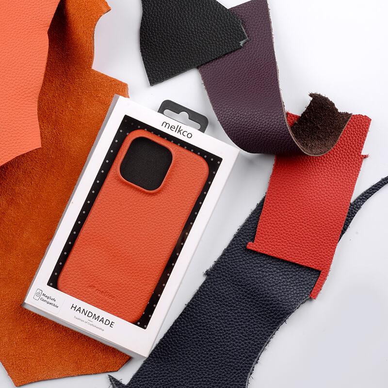 Премиальный чехол Melkco из натуральной кожи для iPhone 16 Pro Max, роскошный, деловой, высококачественный, задняя крышка для телефона из коровьей кожи