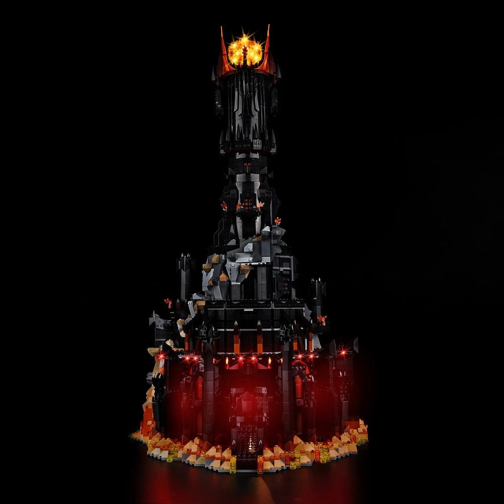 Светодиодный набор Kyglaring, подходящий для Lego 10333 Властелин колец: Декоративная лампа из строительных блоков Барад-дур Не Lego
