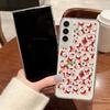 Чехол для телефона с рождественским узором лося для Samsung Galaxy S25 S24 S22 Ultra S23 S24 FE A17 A56 A16 A36 A26 A55 A15 A25 A54 5G Противоударный Прозрачный Мягкий Чехол