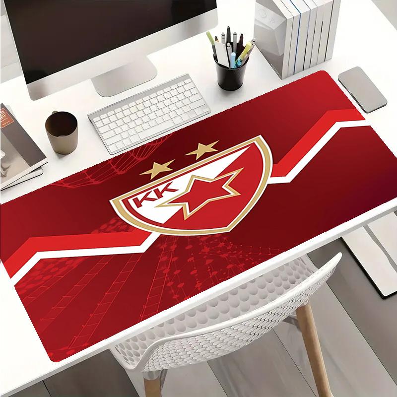 Red Star logo Mouse Pad - Non-Slip Rubber Base, Smooth Surface for Work,Gaming,Office,And Home Use, Desk Mouse Pad