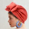 1PC Turban Hat Head Wraps Cotton Headband Bandana Headwrap Retro Style Elegant Muslim Cap Beauty Headscarf Solid Color