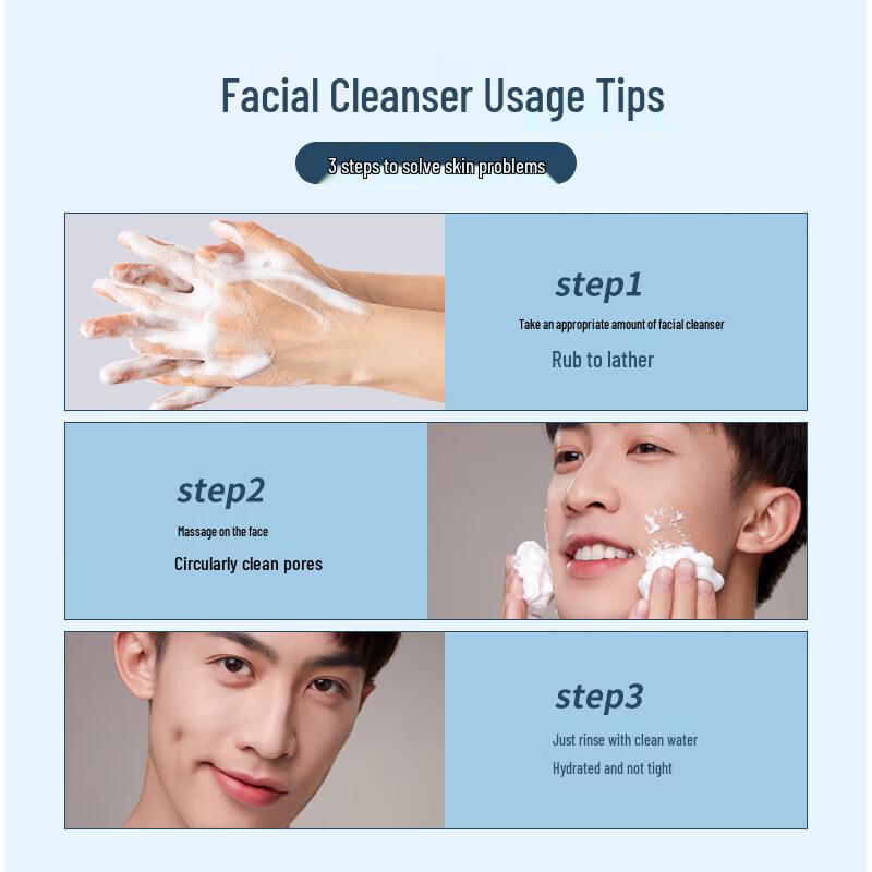 SWANME Men's Vitality Purifying Facial Cleanser