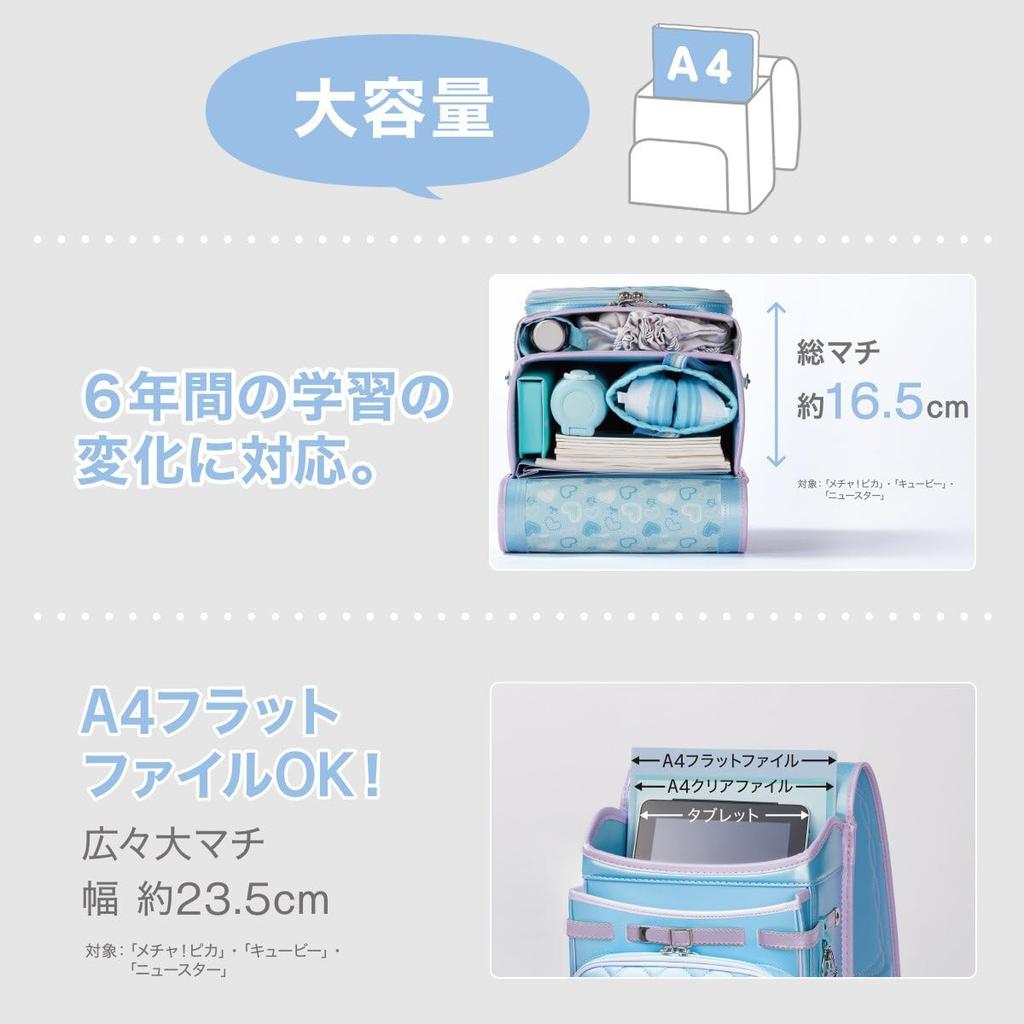 Nitori Newstar Wanpaku Group School Bag WPGNBD Pearl Grape NITORI 8097232