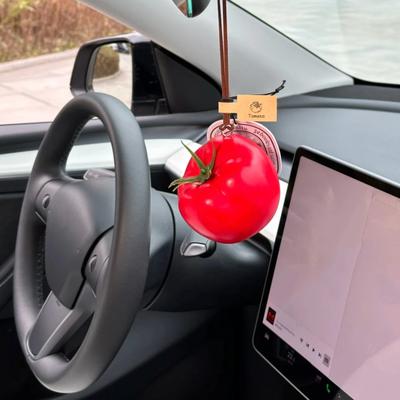 Фруктовые подвески для автомобиля Искусственные фрукты из пенопласта Подвеска для зеркала заднего вида Автомобильный талисман Рождественские подвесные украшения для елки