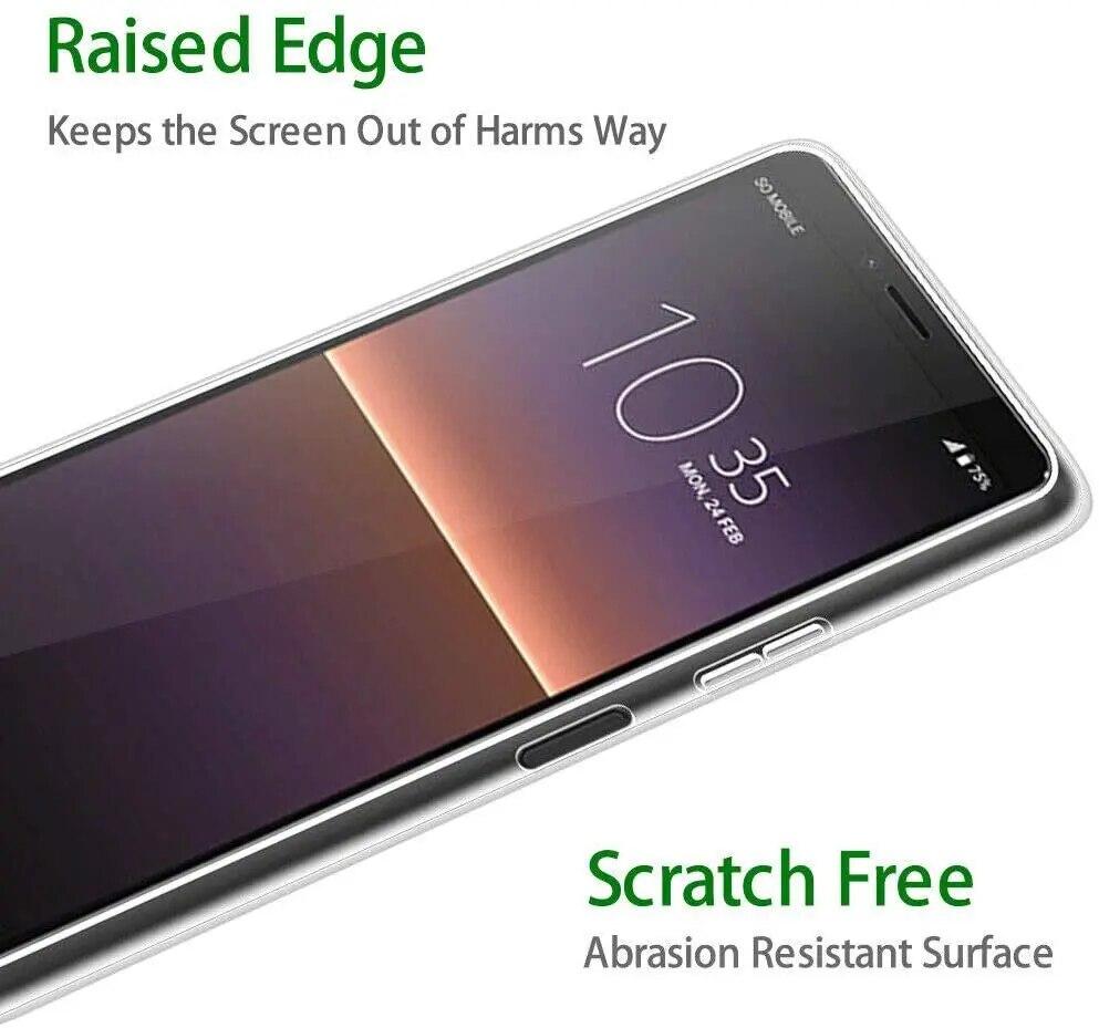 Ультратонкий прозрачный мягкий чехол для телефона Sony Xperia 5 10 1 V 10 5 1 III IV Ace Pro-I XZ4 L4, прозрачный силиконовый простой чехол из ТПУ
