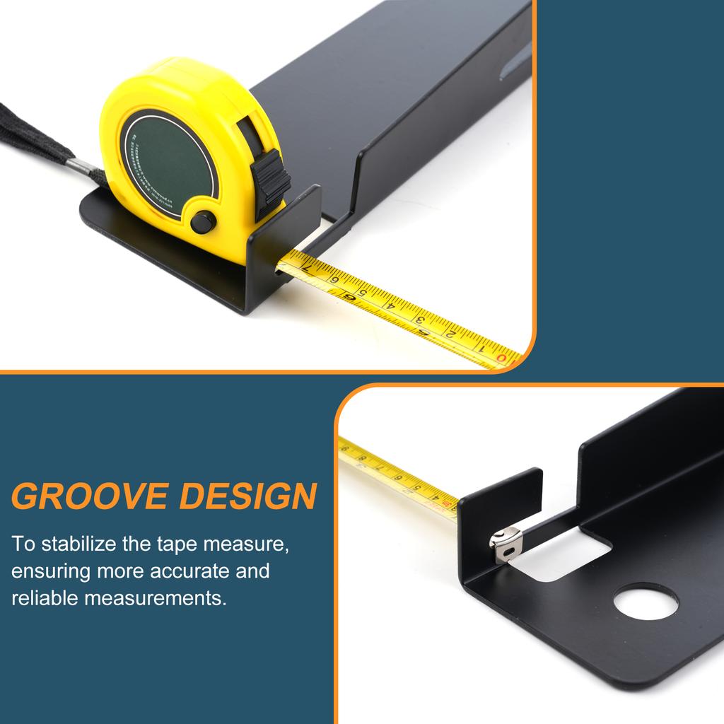 2PCS Wheel Toe Alignment Tool Plates, Heavy Duty Stainless Steel Automotive Alignment Tool Kit with Hanging Holes for