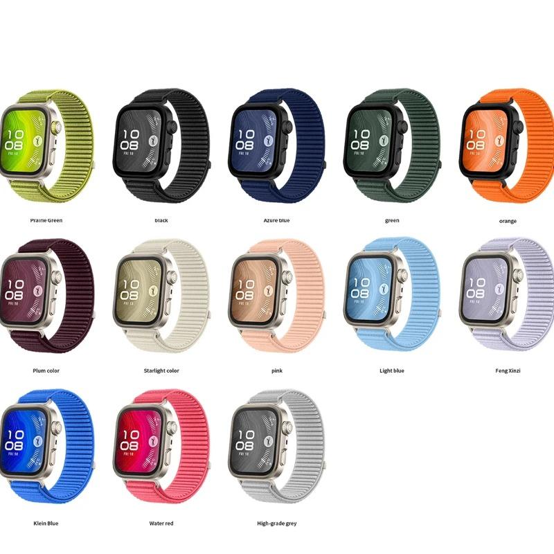 Нейлоновый плетеный ремешок для Huawei Watch Fit 4 Pro/4 3 Оригинальный официальный браслет Дышащий ремешок для часов Correa для Huawei Watch Fit 4/3