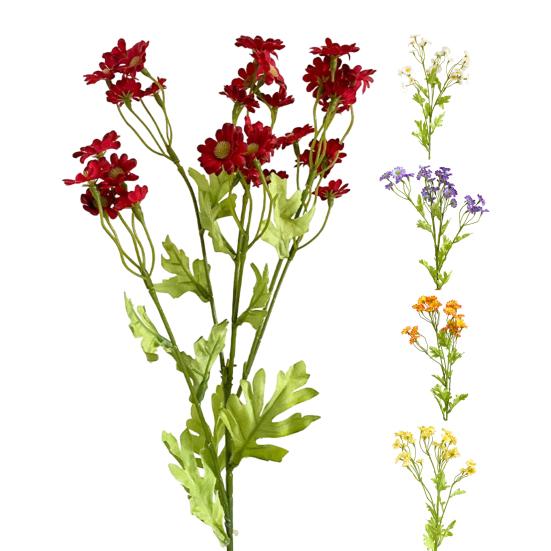 1 ветка искусственный цветок без полива декоративный яркий цвет полезный 6 вилок 30 головок имитация цветка DIY свадебный букет для балкона