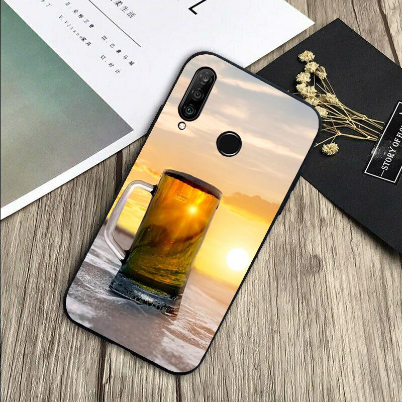 Пиво Алкоголь Лето Пузырьки Для Huawei Nova Y72 Y73 Y90 Y70 Y60 Y91 Y61 12s 12i 11i 8i 9 10 SE P40 Lite P60 P30 Pro Чехол
