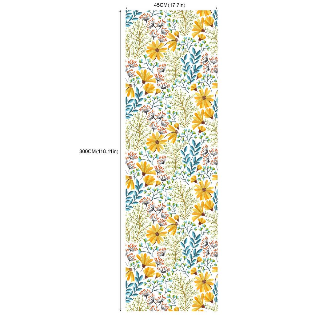 Цветочные лимонные самоклеящиеся обои для декора спальни и отеля RW181-200