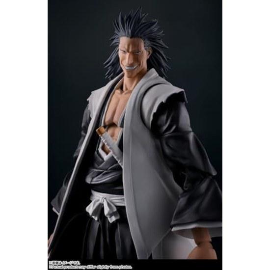 НАРОДЫ ТАМАШИИ SH. Figuarts BLEACH Тысячелетняя кровавая война Кенпачи Зараки Примерно 170 мм ПВХ АБС Окрашенная фигурка