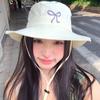 Sunscreen Bucket Hat Spring Summer Bow Strap Bucket Hats New Fishing Caps  For Outdoor Camping