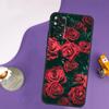 Red Rose Case For Xiaomi Redmi Note 13 Pro 14 12 9 10 11 Pro 10S 11S 12S Redmi 10C 13C 14C 12C Cover
