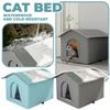 Outdoor Garden Cats Shelter Strays Cats Protective Nests From Rain And Cold Prevent