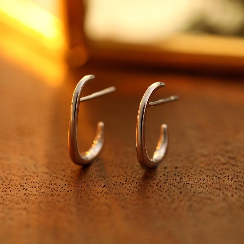 Серьги-крючки из серебра 925 пробы Banyan Tree, современные металлические, для женщин - модная осенне-зимняя мода