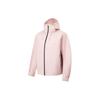 Однотонная спортивная ветровка с капюшоном женская верхняя одежда светло-розового цвета AFDT850-3