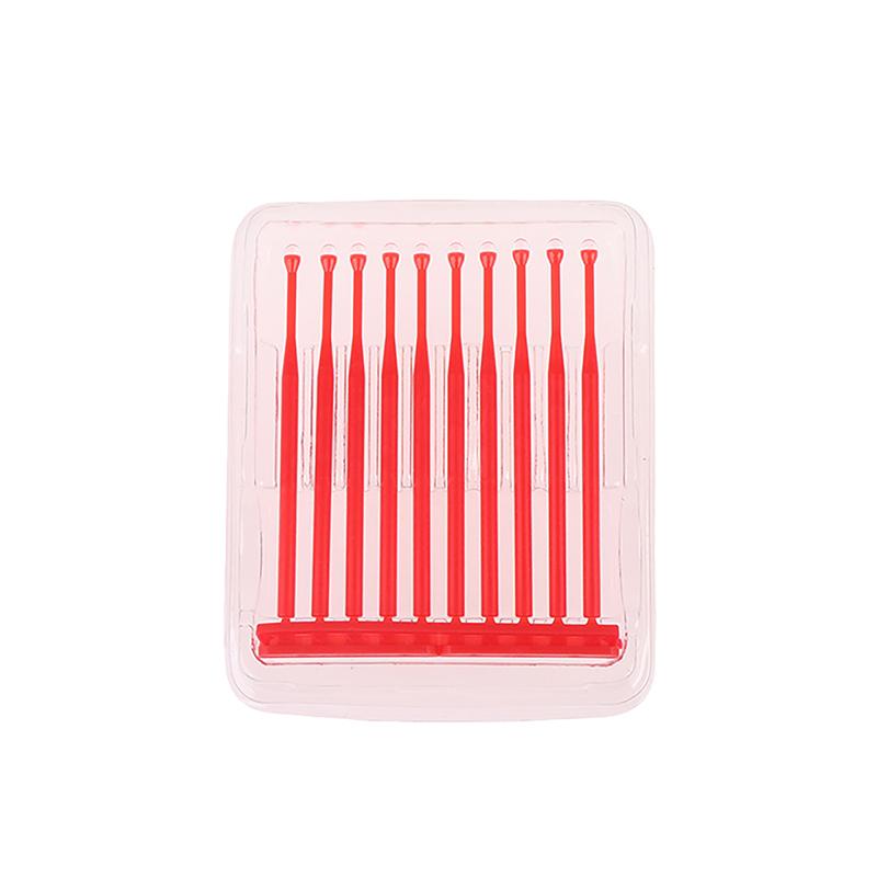 10 шт./кор. стоматологический одноразовый микроаппликатор, кисточка, палочка, аппликатор с клеевым наконечником для зубной коронки, фарфорового винира, стоматология