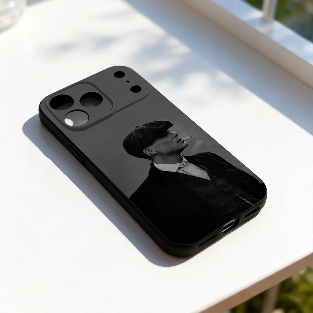 TV P-Peaky B-Blinders Cool Phone Case Silicone Black Soft For iPhone 17,16,15,14,13,12,11,Pro,Max,Plus,E,SE4,Air,Mini