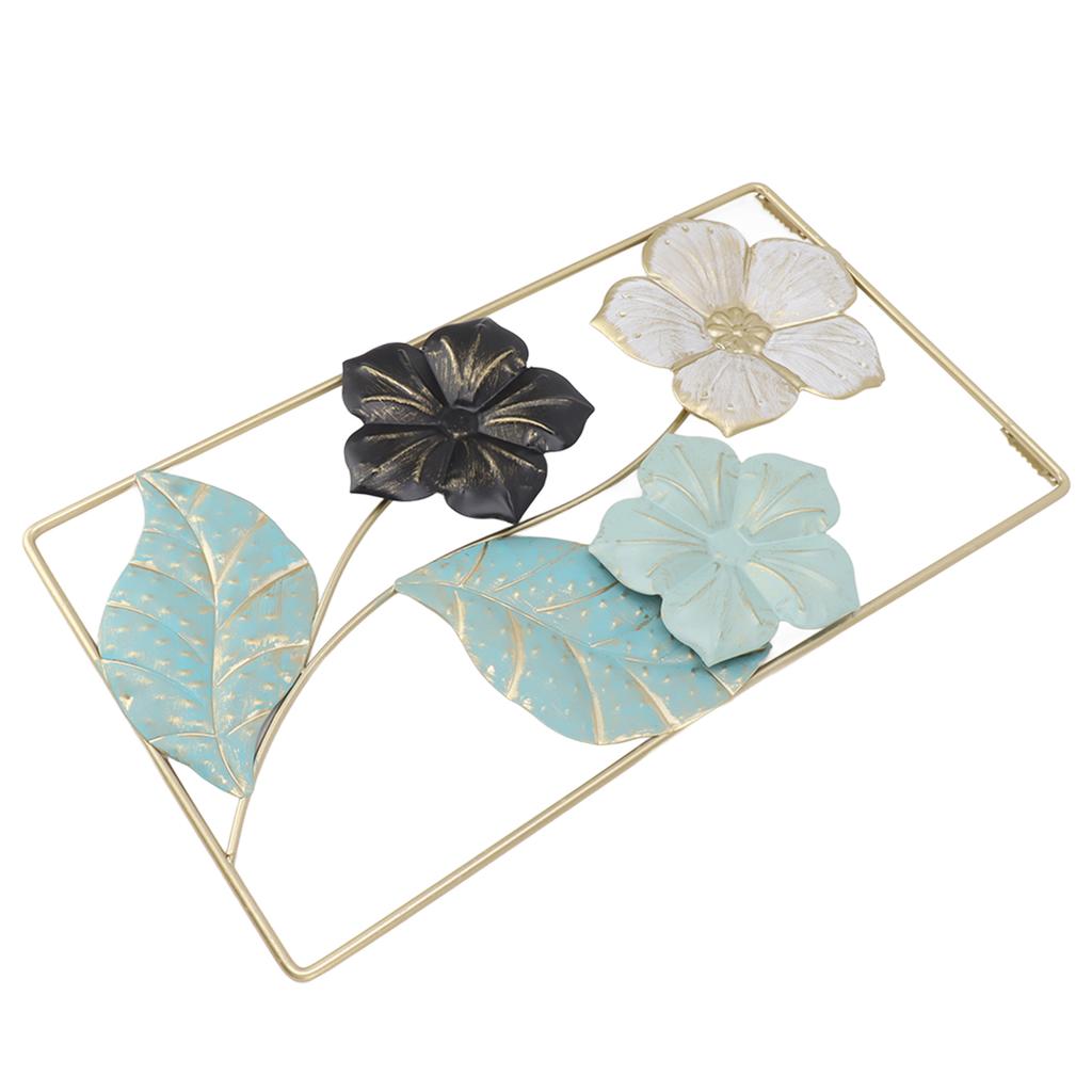 Wall Decoration TV Background Wall Pendant Wall Mounted Nordic Style Metal Flower Decor for Living